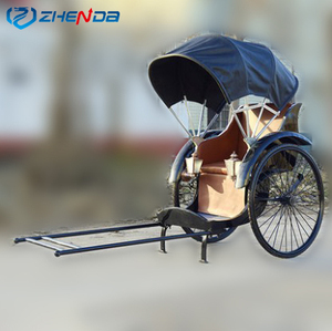 Rickshaw Negro para Turismo, Carruaje/Carreta Tirada por Caballos para Transporte Especial en Venta - Product Image 6