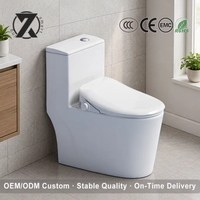 Siège de toilette intelligent AI 2026 avec ouverture/fermeture automatique, protection anti-éclaboussures en mousse et siège chauffant pour projets de salles de bain modernes
