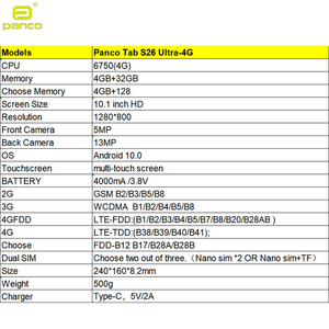 Tablet Empresarial <span class=keywords><strong>HD</strong></span> Incell de 10.1'' al por Mayor de Fábrica |   4G y WIFI |   Sistema Operativo en Español y Idiomas Africanos para Latinoamérica y África - Product Image 6