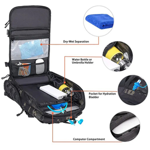 Zaino personalizzato con Logo resistente all'acqua da viaggio zaino zaino zaino zaino tattico zaino da viaggio - Product Image 5