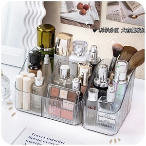 Acrylic Cosmetic Storage Box Transparent Makeup Organizer Desk Vanity Holder For Women Dormitory Use - Product Image 4