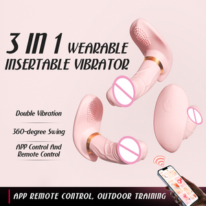 Stimulateur clitoridien à 10 modes de vibration, télécommande sans fil, vibromasseur G-spot, silicone, rechargeable par USB, pour couple, femmes - Product Image 1