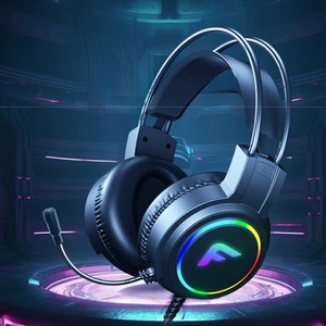 Fouder H1 Over Ear Wired Gaming Headset With <b>Mic</b> <b>For</b> <b>PC</b> Laptop Student Use RGB Lighting - Product Image 2