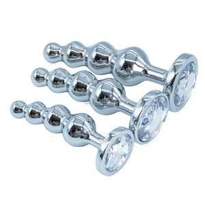 SacKnove, hermoso y colorido, tapón esparcidor de agujeros, juguete sexual para adultos, Anales relajantes, cuentas Anales de diamantes caseras para <span class=keywords><strong>mujeres</strong></span> - Product Image 4