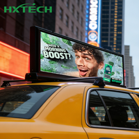 Écran publicitaire LED P1.8 pour voiture, affichage LED sur le toit de taxi, contrôle Wifi 4G, écran LED pour le toit de taxi