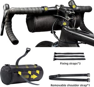 Muestra Gratuita de Bolsa Delantera para Patinete, Plegable, Impermeable, de 3L, Bolsa para Manillar, Estuche Rígido de EVA Universal para Patinete - Product Image 3