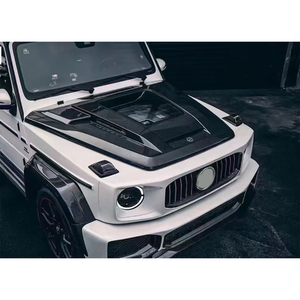 For Mercedes Benz W463 W464 G63 G500 <b>Engine</b> <b>Hood</b> G Class Transparent <b>Hood</b> Carbon Fiber - Product Image 1