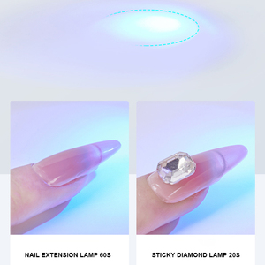 2023 xách tay một ngón tay UV Led Gel Đèn móng tay có thể sạc lại máy sấy ánh sáng Mini Đèn bàn cho nhanh khô móng tay nghệ thuật chữa pin điện - Product Image 6