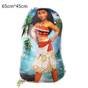 Wholesale Moana Foil Balloons Moana Birthday Ocean Theme Scene Decoration Party Balloon Supplies