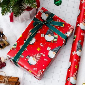 Papel de regalo navideño de aluminio con diseño de oso polar y árbol de Navidad, impresión a doble cara, personalizable - Product Image 2