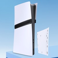 Panneaux blancs plaque numérique ABS plaque de remplacement coque rigide housses pour PS5 Pro Console accessoires de Version numérique