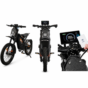 มอเตอร์ไซค์วิบาก EU 2000 Brushless 2000W 48V 30Ah สตาร์ทด้วย NFC ความเร็ว 37 ไมล์ต่อชั่วโมง สำหรับขับขี่ออฟโรด ระบบกันสะเทือนเต็มรูปแบบ คลังสินค้าในสหรัฐอเมริกา จัดส่งรวดเร็ว - Product Image 6