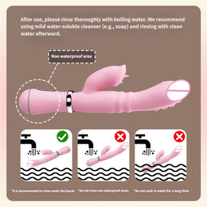 Вибратор-массажер с подогревом, сжимающийся, с имитацией лизания языком, для стимуляции клитора и точки G, секс-игрушка для женщин, стимулятор клитора - Product Image 4