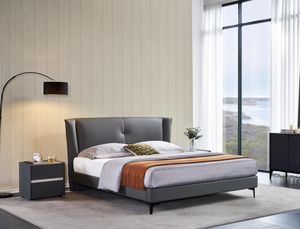 Bedroom Furniture New Design Double <strong>Beauty</strong> Modern King Size <strong>Bed</strong> Leather Luxury Stainless Steel Metal <strong>Beds</strong> for Home - Product Image 2