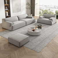 Ensemble de canapés modulaires en velours Hendry Luxury 5 étoiles pour hall d'hôtel, bureau et salon, avec canapé à accoudoirs bas