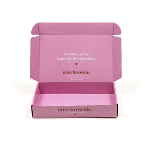 Échantillon gratuit Boîte postale en papier kraft pour soins de la peau de beauté Sous-vêtements colorés Produits cosmétiques Boîtes postales cadeaux avec impression de logo - Product Image 2