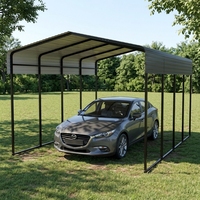 Kits de Carport de Acero de Grado Industrial para Exteriores, Fabricante Mayorista de Techos, Pedidos Personalizados a Gran Escala, Recubrimiento en Polvo