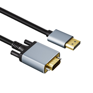 สายเคเบิลอะแดปเตอร์ DP เป็น VGA 1.8 ม. HD สำหรับจอโปรเจคเตอร์คอมพิวเตอร์ 1080p - Product Image 3