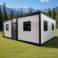 Casa Prefabricada Certificada por SAA, Estándar Australiano, 2400 mm, Estructura de Acero Aislada, Casa Contenedor Expandible para Vivir