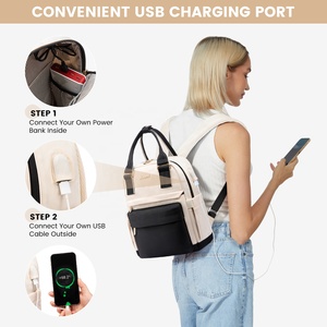 LOVEVOOK Wholesale Ladies and Girls Bags Stylish Waterproof School <strong>Purse</strong> With USB Daypack Small Cute College Daily <strong>Mini</strong> <strong>Backpack</strong> - Product Image 5