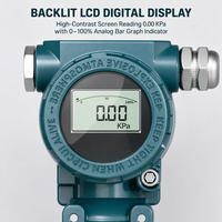 Transmetteur de pression antidéflagrant en acier inoxydable 2088 IP65 intelligent à silicium diffusé pour applications aquatiques/hydrauliques, personnalisable OEM