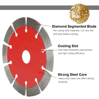 Lame de scie diamantée segmentée pressée à froid Johnson Tools pour la découpe de pierre et de brique OEM ODM