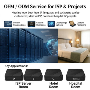 Linux IP STB OEM ODM Menú de Inicio Personalizado <span class=keywords><strong>URL</strong></span> Preestablecida H.265 HEVC HD+AV + LAN WiFi (Marcas) - ERI-IPTV004 DDR3 1Gb Flash 16MB - Product Image 5