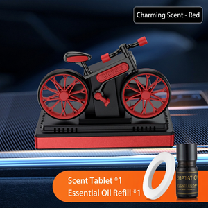 Purificateur d'air solaire rotatif pour vélo et voiture, parfum floral longue durée 31-60 jours, en plastique - Product Image 2