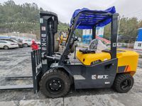 Chariot élévateur LIUGONG CPCD50-E E50, chariot élévateur robuste, chariot élévateur diesel neuf, 5T, 4 roues motrices, solution de manutention industrielle à trois niveaux