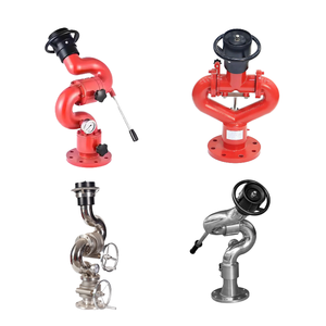 Canon à eau anti-incendie DN20 en fonte avec interrupteur manuel, accessoire fixe pour équipement de lutte contre les incendies de classes A et B - Product Image 4