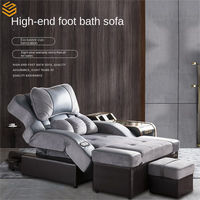 Fauteuil inclinable de massage électrique pour les pieds, cadre en métal, éponge haute densité, design moderne