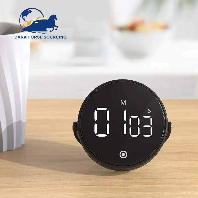 Hochwertige benutzer definierte Logo einstellbare Smart Wireless Magnet Mute digitale Küchen uhr zum Kochen