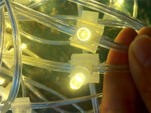 De alambre de PVC clip para Led Cadena de guirnalda de luz Led cadena de luces para boda fiesta de año nuevo de la decoración de la Navidad - Product Image 3