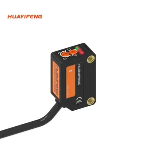 Huayifeng 12 ~ 24V DC LED rouge capteur photoélectrique à réflexion rétro IP64