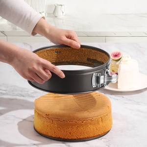 ชุดอุปกรณ์อบขนมแบบมืออาชีพ ทำจากเหล็กคาร์บอนเคลือบสารกันติด พร้อมถาดอบชีสเค้กแบบถอดก้นได้ สำหรับครัวอเนกประสงค์ - Product Image 4
