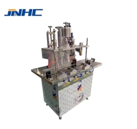 Machine automatique pneumatique de remplissage et de scellage d'aérosols en acier inoxydable pour cosmétiques, peintures, bouteilles d'eau, pots, flacons