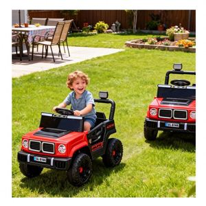 Kids Ride on Study Car Electric Dual 6V4Ah Motors Durable Plastic 4 Wheels MP3 Music Player Remote Control Ride on <b>Toy</b> - Product Image 3