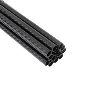 Tubo de Fibra de Carbono en Forma de Ala Personalizado SHENYU, Tubo de Carbono en Forma de Ala con Superficie Mate Diagonal 3k - Product Image 2