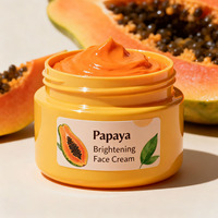 Crème visage à la papaye hydratante et éclaircissante de haute qualité en gros, pour lutter contre le vieillissement et corriger les taches brunes