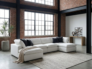 Canapé-lit modulaire moderne avec ottoman, 6 places, convertible en forme de L ou en <span class=keywords><strong>U</strong></span> pour salon, appartement - Product Image 5