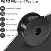 Filament PETG d'impression 3D de haute qualité, résistant aux intempéries, résistance exceptionnelle pour une impression 3D fluide, vente directe d'usine