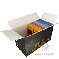 Boîte de présentation de barres chocolatées 300MG, emballage prêt à l'emploi pour comptoir, boîte de présentation de collations chocolatées, boîte de présentation de barres chocolatées 50 pièces