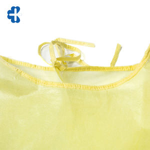 La Chine Fabricant Suning Jetable Tricot Manchette Chirurgical Jaune Imperméable Isolation Robe - Product Image 3