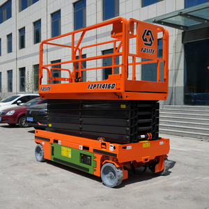 รถยกแบบเคลื่อนที่ได้ด้วยตัวเอง รุ่น FZPT1416D แบบยกขึ้นลงได้เอง พร้อมระบบเดินอัตโนมัติ - Product Image 5
