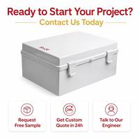 Caja de Distribución de Energía de la Serie PCG, Material de PC Impermeable para Exteriores, Nivel de Protección IP67