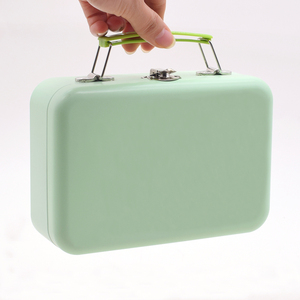 Bán Buôn Tùy Chỉnh Đồ Chơi Cookie Món Quà Ăn Trưa Hộp Thiếc Hành Lý Hình Dạng Kim Loại <span class=keywords><strong>Tin</strong></span> Có Thể <span class=keywords><strong>Container</strong></span> Hộp Trường Hợp Bao Bì Với Xử Lý - Product Image 5