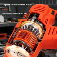 Marteau perforateur rotatif sans fil Steel Shield, perceuse à batterie lithium-ion sans balais, perceuse à percussion multifonction haute puissance de qualité industrielle pour béton