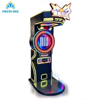 Machine de boxe commerciale à monnayeur en métal robuste, jeu d'arcade avec support en anglais - Testeur de force de kickboxing