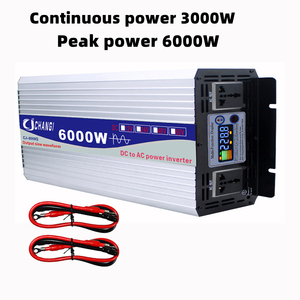 Onduleur à onde sinusoïdale Pure <span class=keywords><strong>6000W</strong></span> 8000W <span class=keywords><strong>convertisseur</strong></span> <span class=keywords><strong>de</strong></span> <span class=keywords><strong>tension</strong></span> 12V 24V 48V 60V 72V à 110V 220V onduleurs solaires 50H onduleur domestique Z 60HZ - Product Image 4