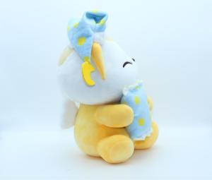 Personalizado 8 pulgadas vívida expresión monopatín chico gatito de peluche amarillo brillante caliente llavero de peluche de juguete para aliviar el estrés - Product Image 6